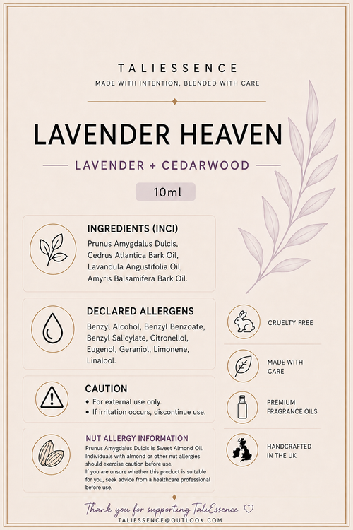 Lavender Heaven: Lavender + Cedarwood